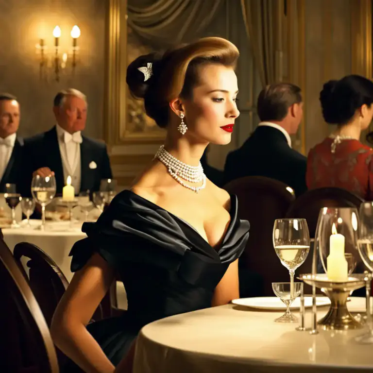 Visual representation of "refinement" - Elegant and cultured behavior or manners