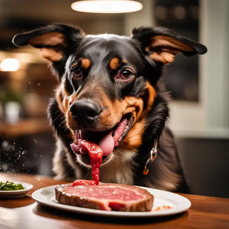 Visual representation of "slobber over" - To drool or dribble, often when longing for or excited about something.