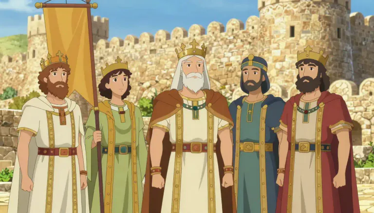 Visual representation of "hasmonean" - Referring to the descendants of the Hasmonean dynasty, particularly pertaining to Jewish history.