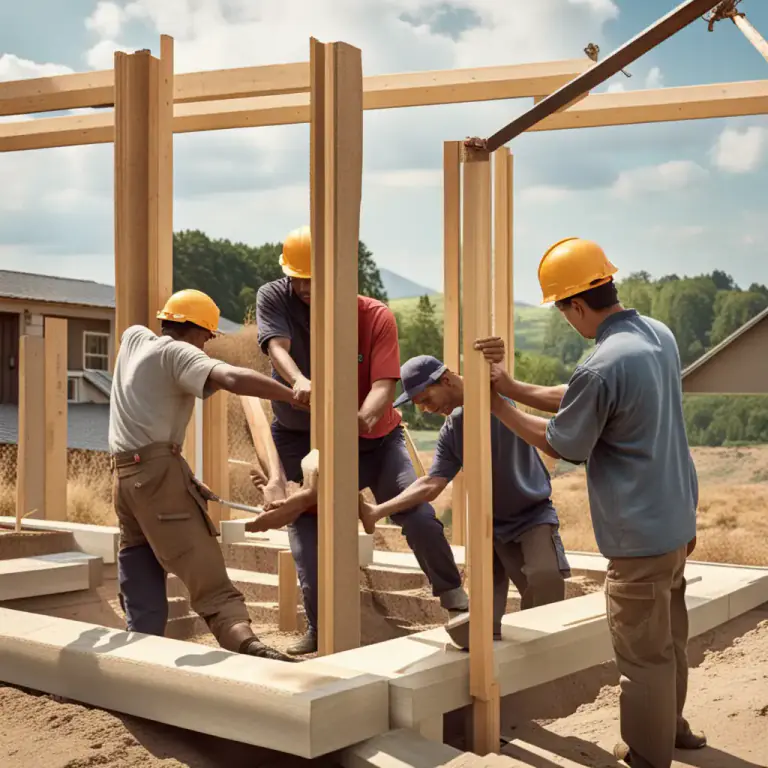 Visual representation of "settlement" - The process of making something stable or firm