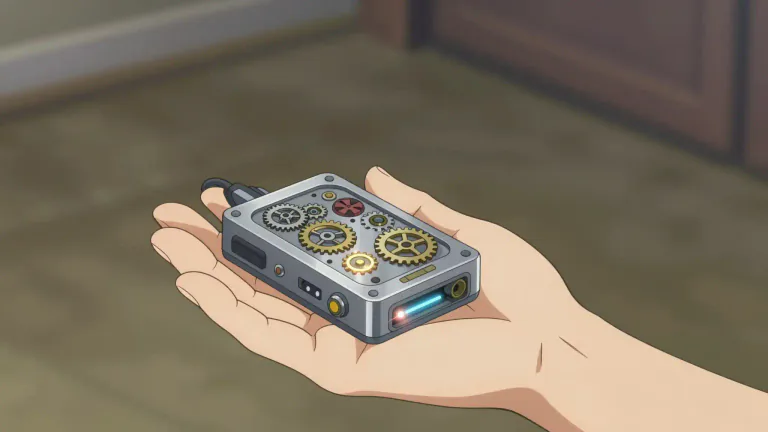 Visual representation of "gizmo" - A small gadget or mechanical device, especially one whose name is unknown or unspecified.