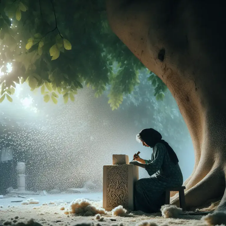 Visual representation of "cottonwood" - The light, soft wood from a cottonwood tree, used for making things.