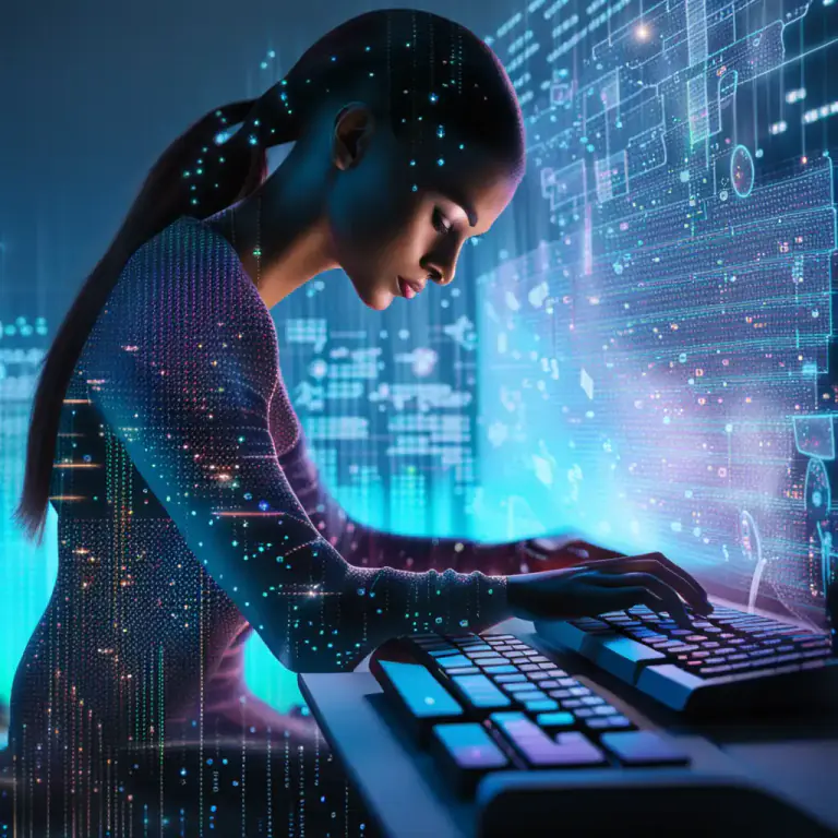 Visual representation of "reflection" - In computer science, it's the ability of a program to examine its own structure, particularly during run-time.