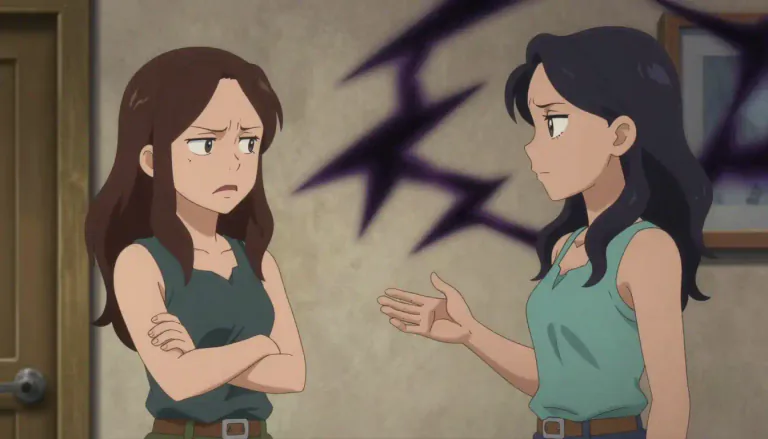 Visual representation of "antipathy" - A strong dislike or hate towards someone or something.