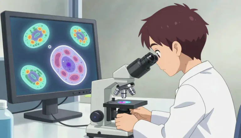 Visual representation of "cytopathology" - The branch of pathology that studies the structure and function of cells in order to diagnose diseases.