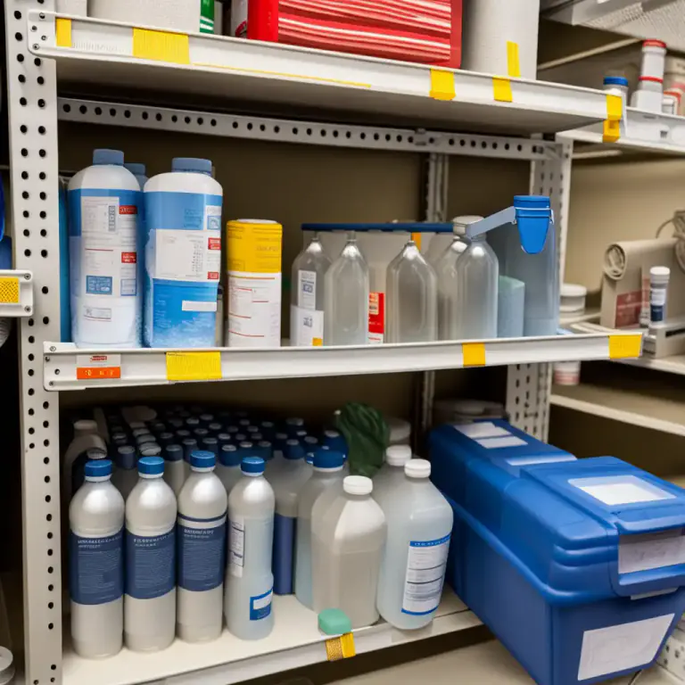 Visual representation of "on the shelf" - Set aside and available when needed