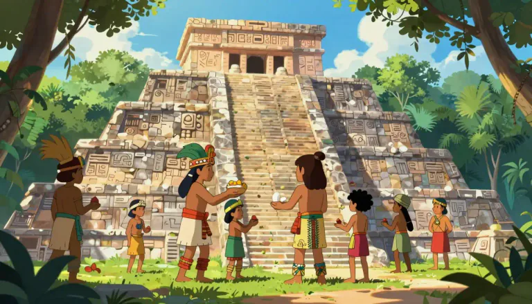 Visual representation of "mayan" - Relating to the Maya people or their languages, culture, and civilization.