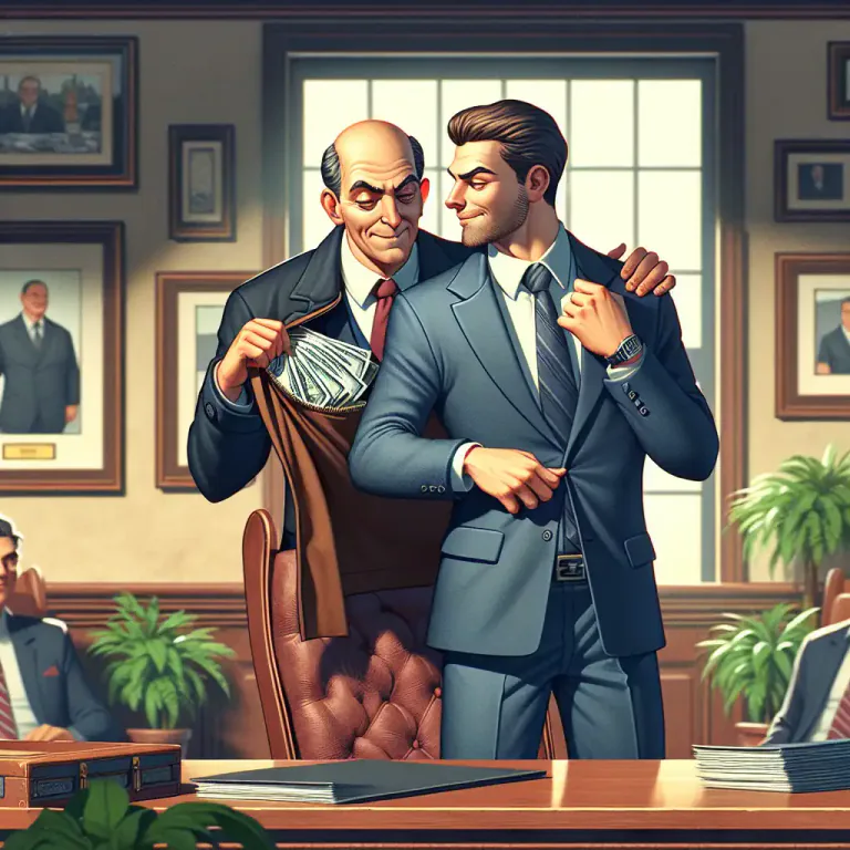 Visual representation of "sidewinder" - A person who is dishonest or tricky.