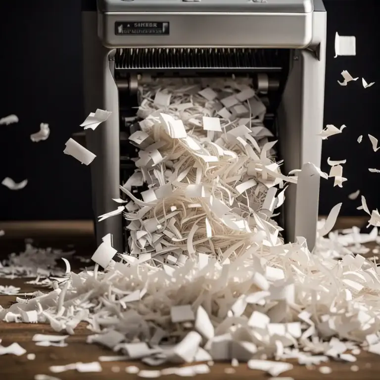 Visual representation of "in shreds" - Very damaged or destroyed