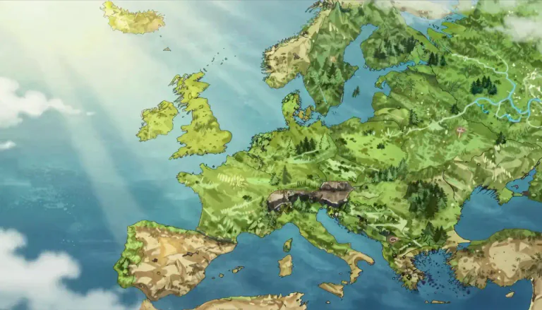 Visual representation of "northwestern" - Of or relating to the northwestern part of a specific region, typically in a country or continent.