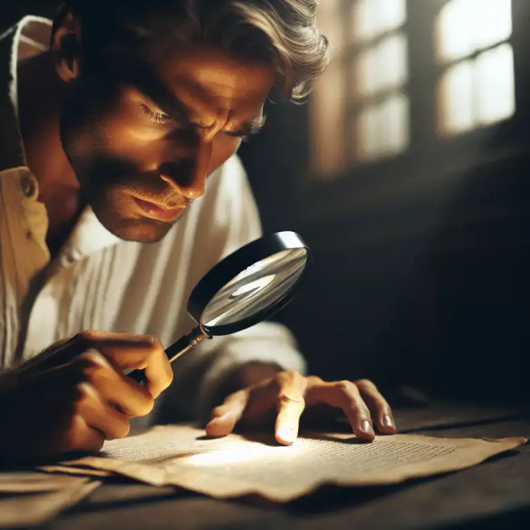 Visual representation of "examination" - A close study or observation of a subject or object