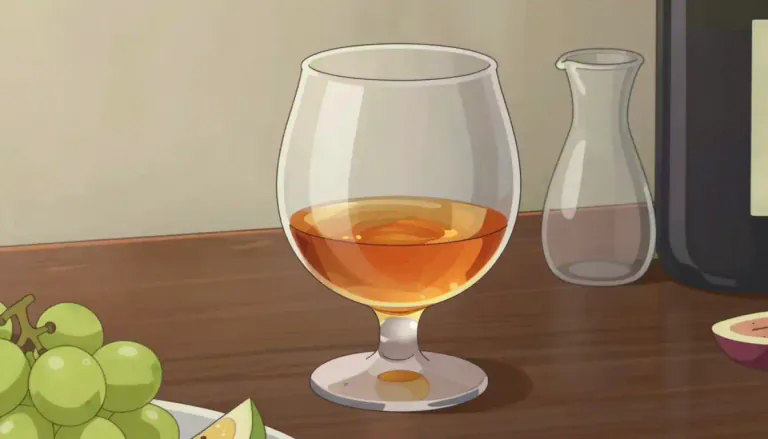 Visual representation of "brandy" - A strong alcoholic drink made from wine or fruit juice
