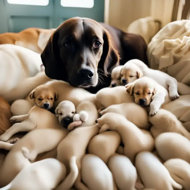 Visual representation of "pup" - To give birth to pups (used of animals)