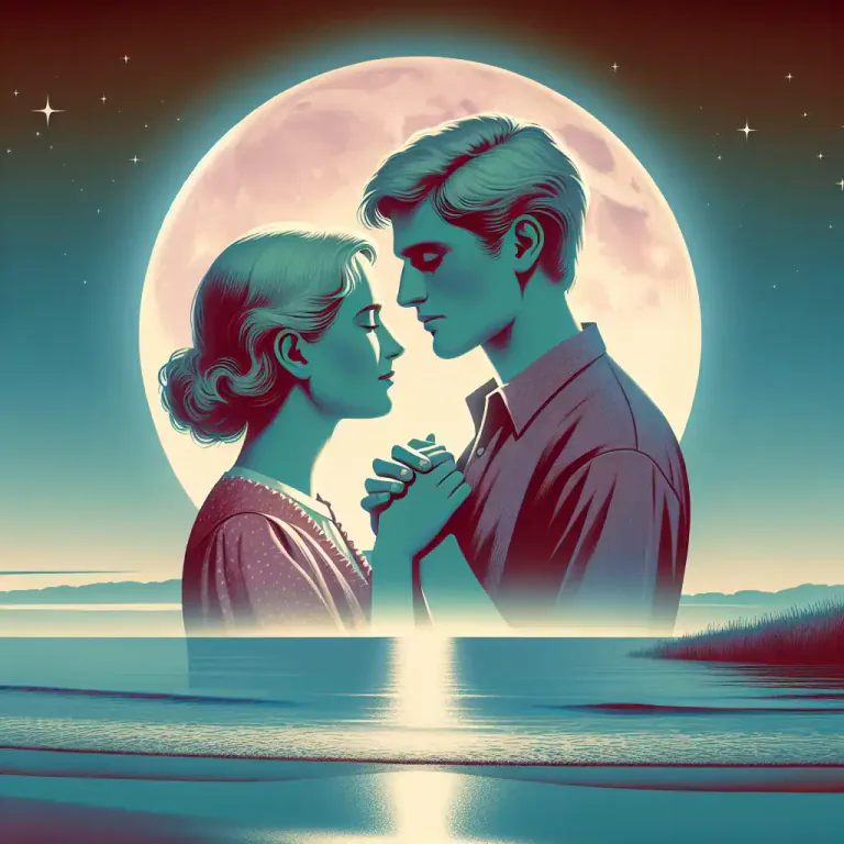 Visual representation of "smooch" - To kiss someone in a loving way.