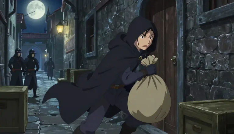 Visual representation of "abscond" - To run away secretly, usually to avoid arrest or any legal obligations