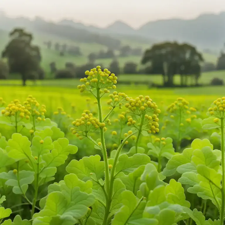 Visual representation of "mustard" - A plant where mustard seeds come from
