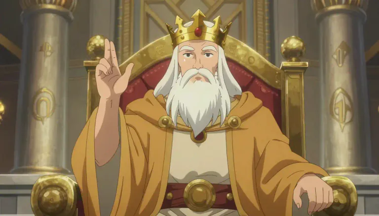 Visual representation of "solomon" - A king from the Bible who was known for his wisdom.