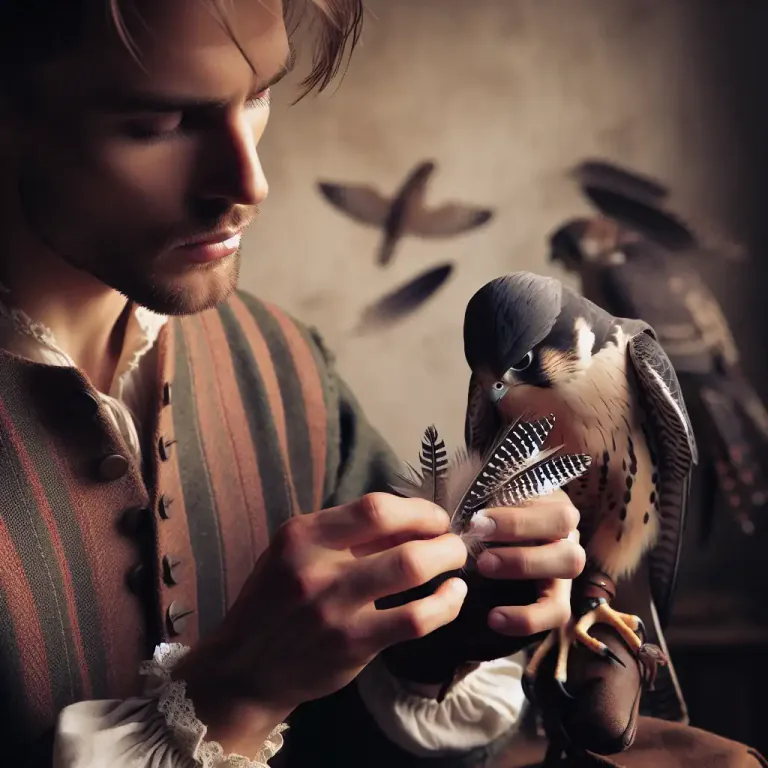 Visual representation of "imp" - To add new feathers to a bird's wing to improve or restore its flying ability