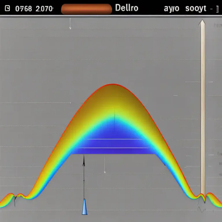 Visual representation of "amplitude" - In physics, the maximum extent of a displacement or oscillation, measured from the position of equilibrium.
