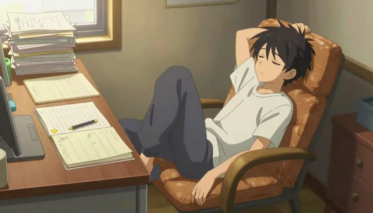 Visual representation of "indolence" - The act of avoiding work or activity due to laziness