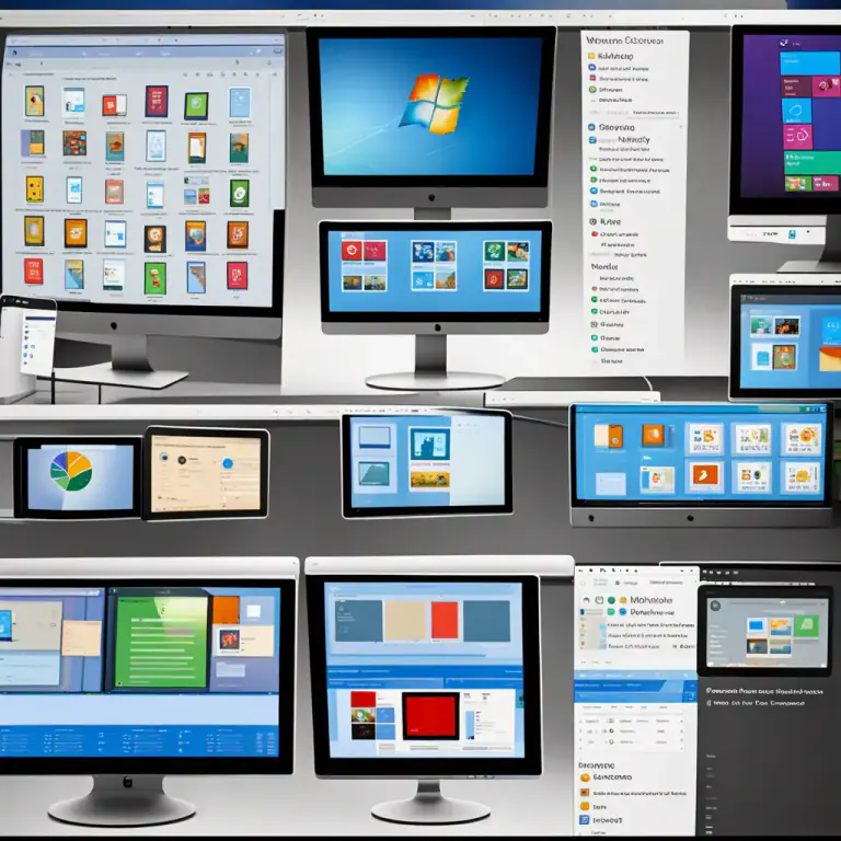 Visual representation of "portable" - Used to describe software can be used on different types of hardware