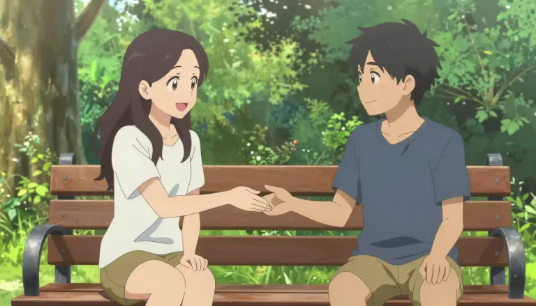 Visual representation of "befriend" - To become friends with someone
