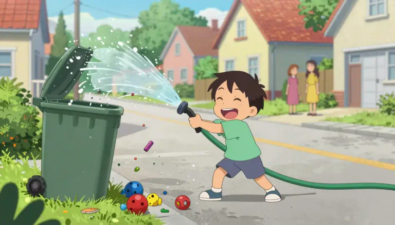 Visual representation of "hellion" - A difficult or troublesome child, often characterized by mischievous behavior.