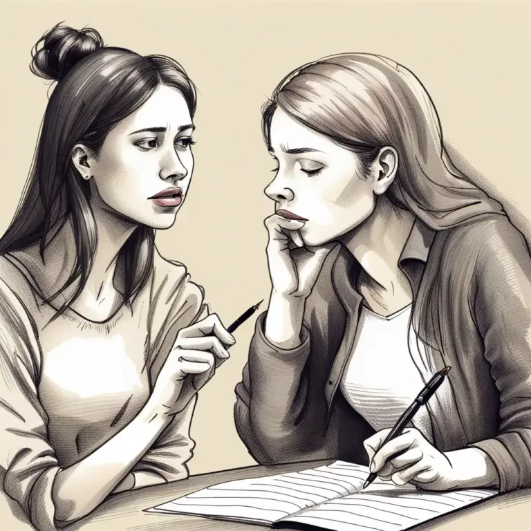 Visual representation of "reason with" - To try to change someone's mind or make them understand your point of view, usually through calm discussion.