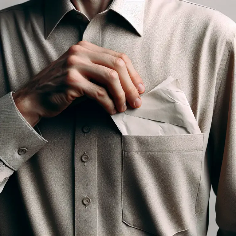 Visual representation of "bosom" - The part of clothing that covers the chest