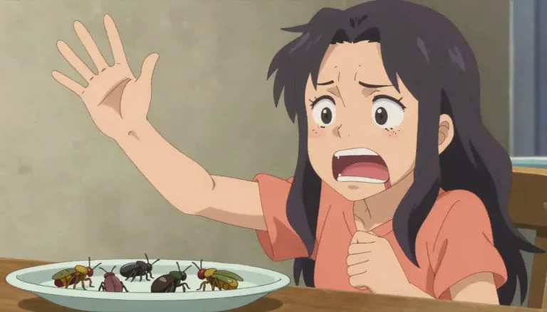 Visual representation of "repulsion" - A strong feeling of dislike or disgust