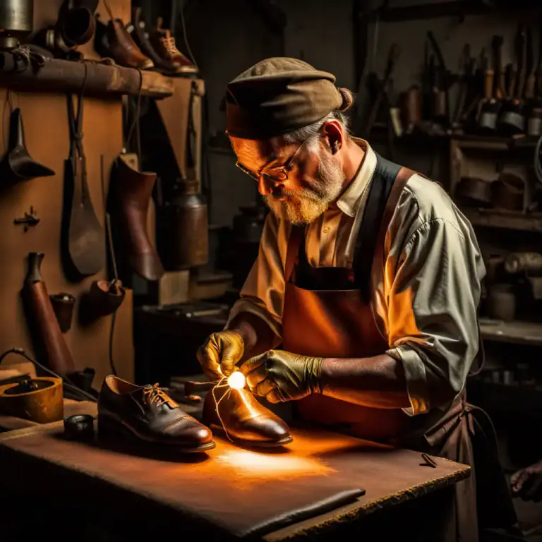 Visual representation of "loggerheads" - A tool with a heated metallic bulb, for smoothing rough hard surfaces, especially in shoe-making