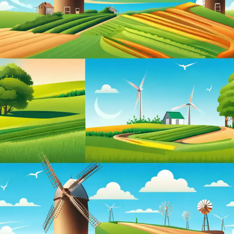 Visual representation of "sustainable" - Causing little or no damage to the environment and therefore able to continue for a long time