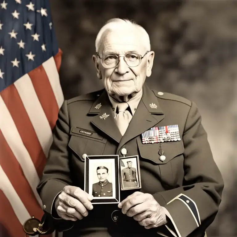 Visual representation of "vet" - A person who has served in the military