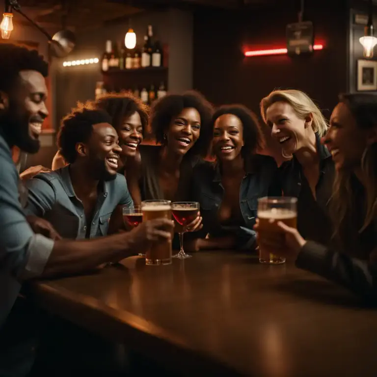 Visual representation of "session" - A period of time where a person is involved in drinking alcohol