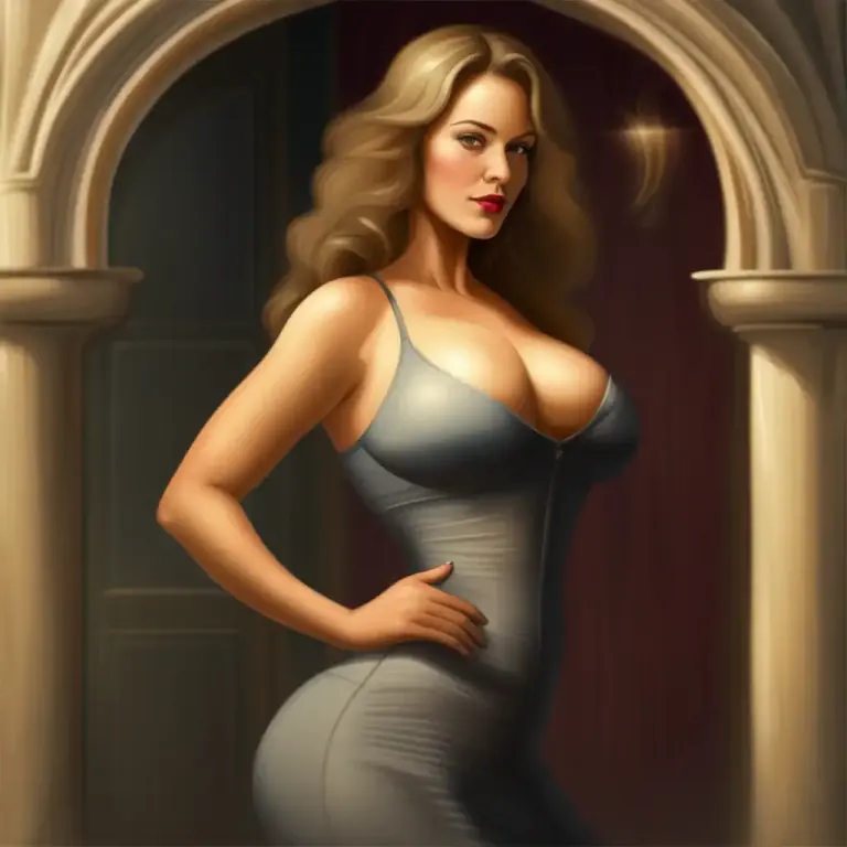Visual representation of "hourglass" - A woman's body shape that is characterized by a wide bust, narrow waist, and wide hips that are similar in size.