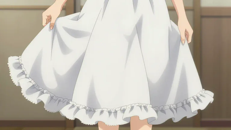 Visual representation of "petticoat" - A skirt or dress worn under another skirt or dress