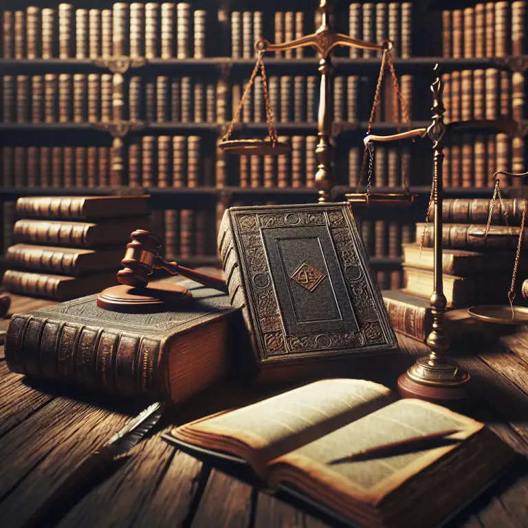Visual representation of "codex" - A document with a set of laws or rules.