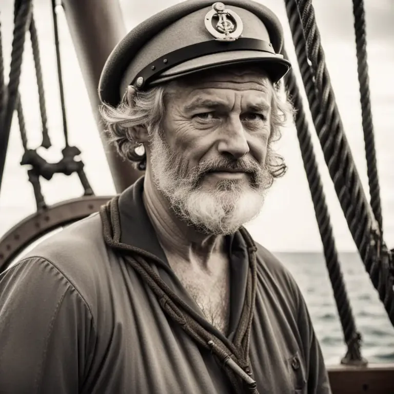 Visual representation of "seagoing" - Experienced, skilled, or fond of sea life or travel.