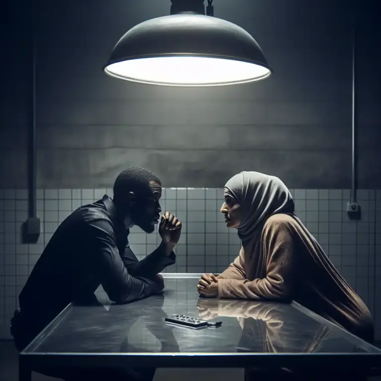 Visual representation of "sing" - To tell or confess something, especially to the police