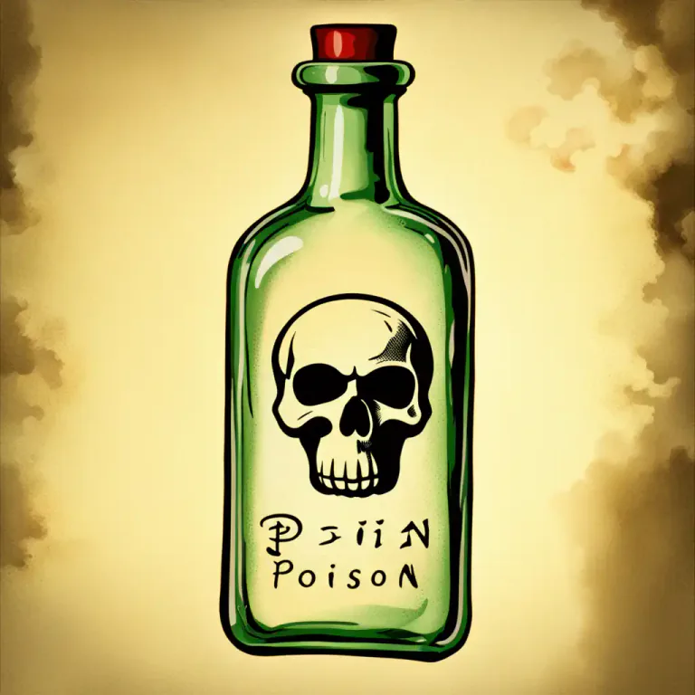 Visual representation of "skull" - Used in expressions as a symbol of death or danger