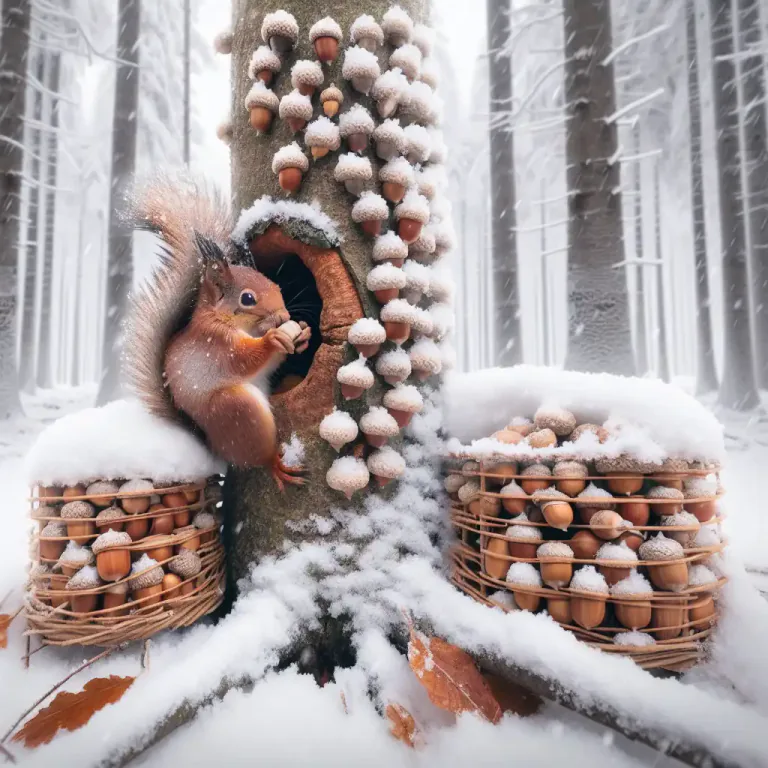 Visual representation of "cache" - To store away in hiding or for future use