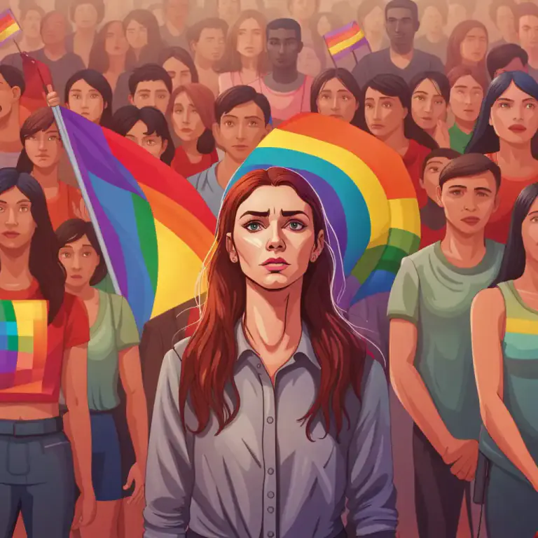 Visual representation of "bisexual" - A person who is attracted to both men and women.