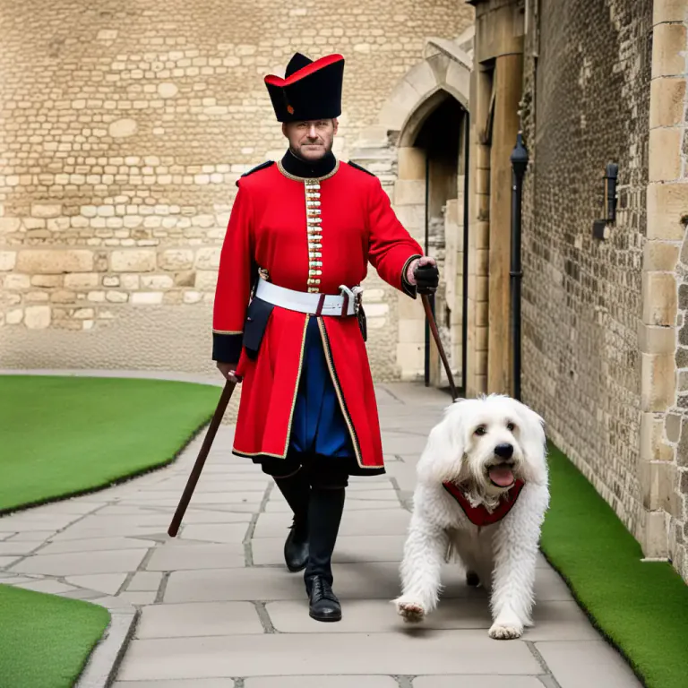 Visual representation of "yeoman" - A member of the Yeomen of the Guard or the Yeomen Warders of Great Britain