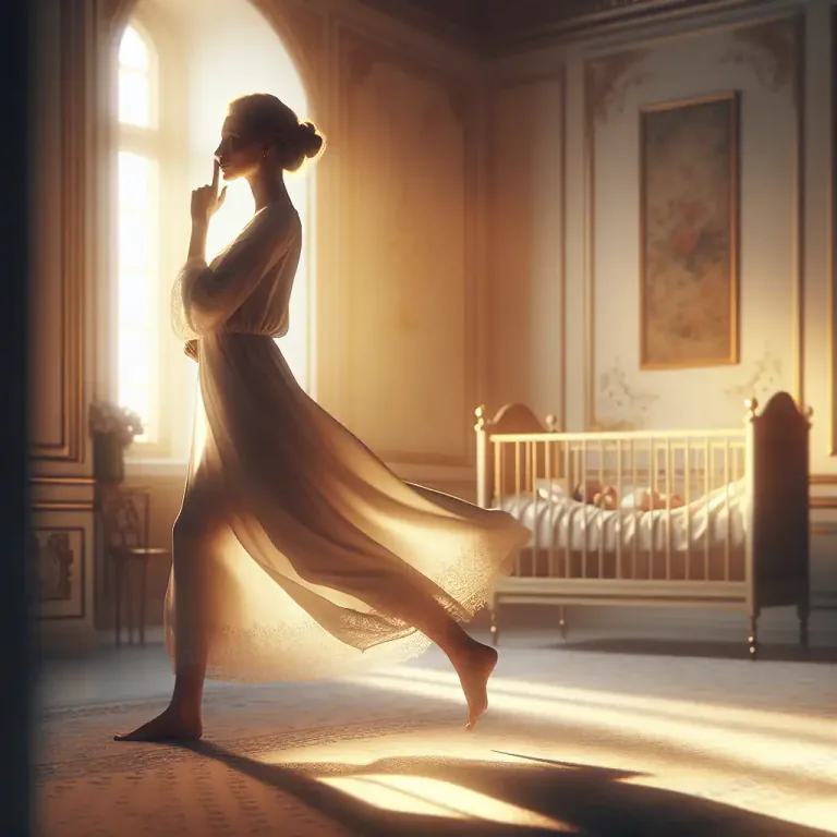 Visual representation of "tiptoe" - Walking quietly and carefully with your heels off the ground