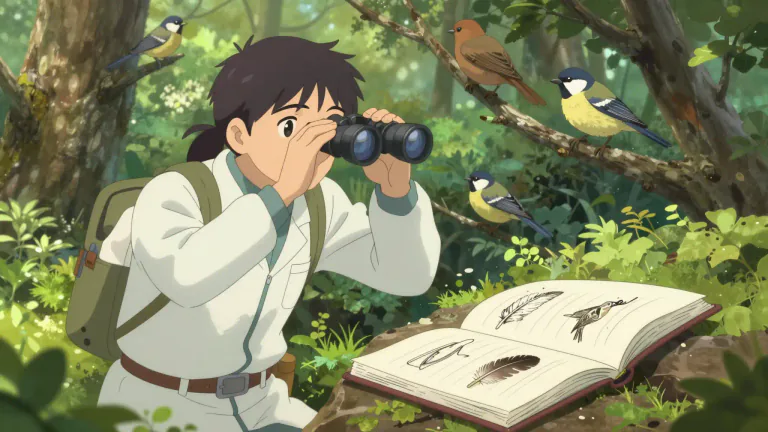 Visual representation of "ornithological" - Related to the scientific study of birds