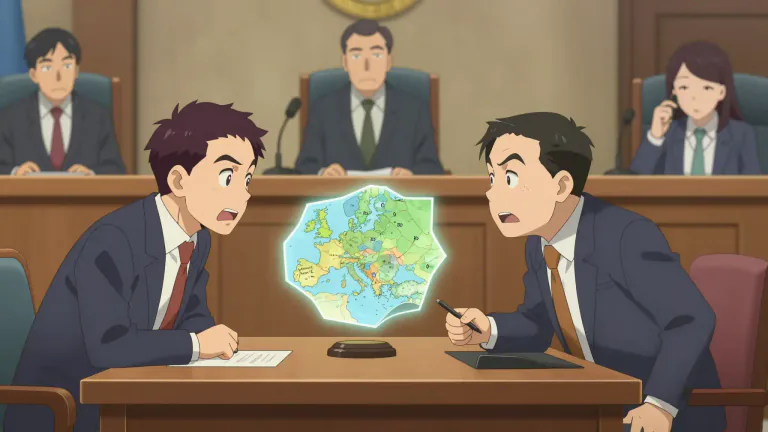 Visual representation of "contention" - A disagreement or argument about something important