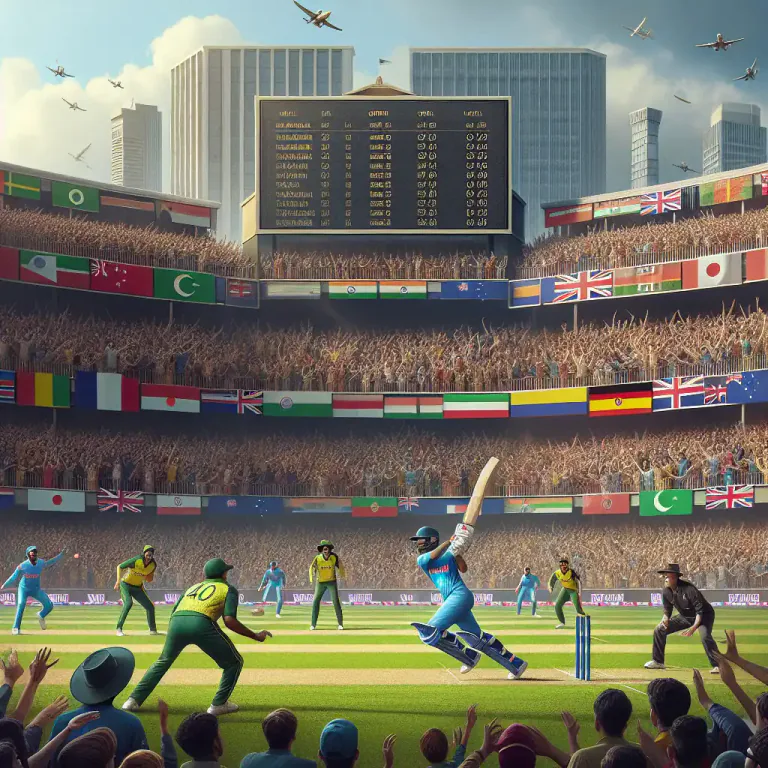 Visual representation of "test" - A jargon in cricket for a match played between national representative teams and considered the sport's highest standard of play