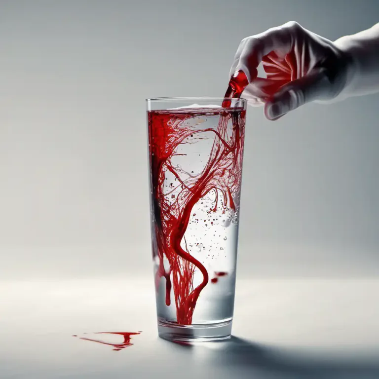 Visual representation of "fluid" - Fluids in the body, like blood or urine.