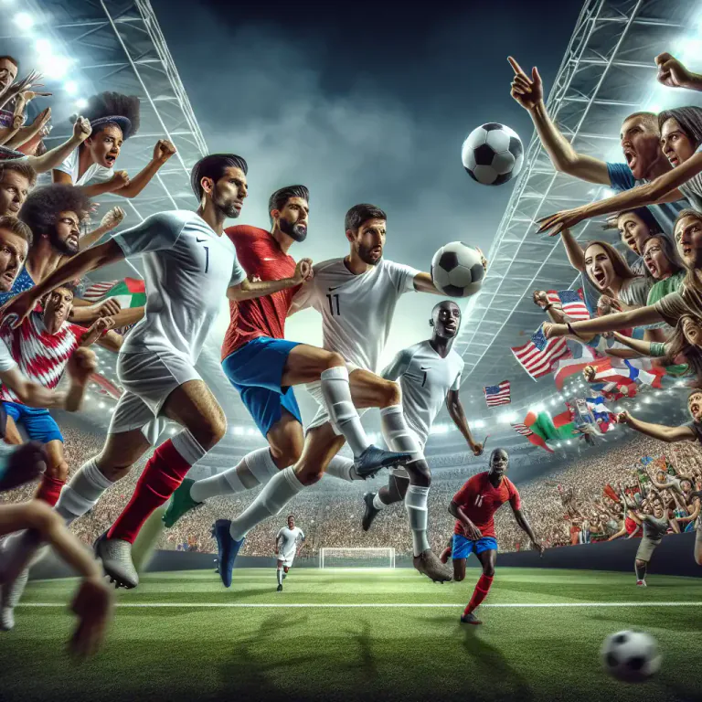 Visual representation of "hotly" - In a way that is very competitive or has a lot of action