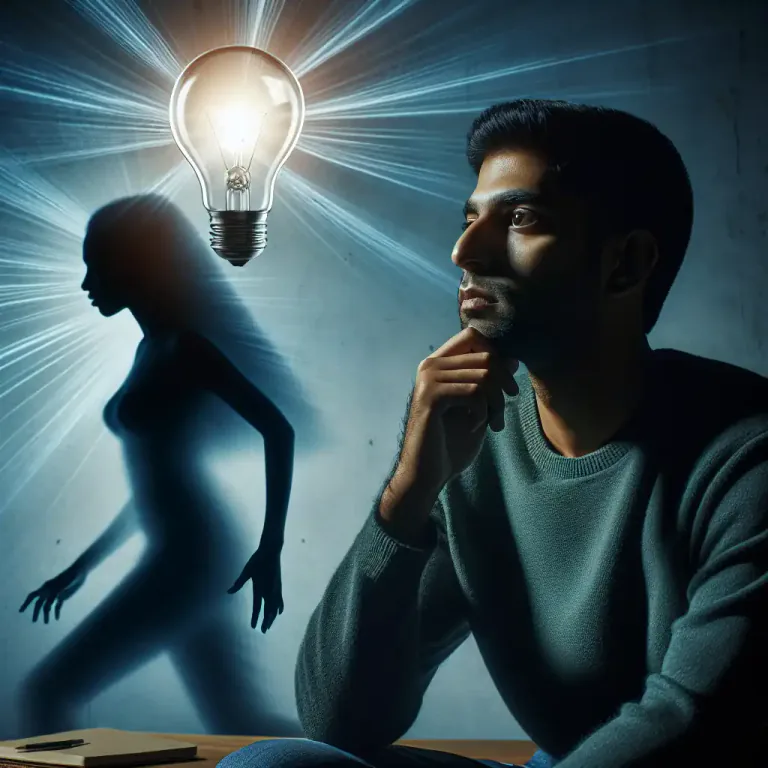 Visual representation of "think" - To imagine or expect that something is true or will happen